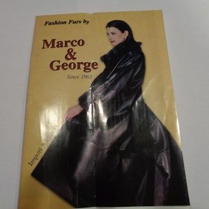 BLACK MINK / BLACK LEATHER Full Length Reversible